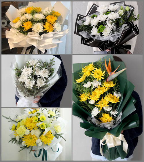 湖北咸宁市赤壁市黄盖湖镇付家垸村白事花束代送